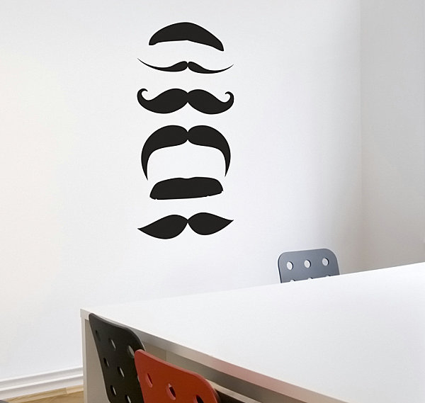 Mustache-Pack-wall-decals